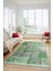 Dijital Kaymaz Taban Yıkanabilir Patchwork Desen Yolluk Mutfak Salon Halısı, Patchwork-17-Yeşil, 5