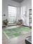 Dijital Kaymaz Taban Yıkanabilir Patchwork Desen Yolluk Mutfak Salon Halısı, Patchwork-17-Yeşil, 2