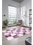 Dijital Kaymaz Taban Yıkanabilir Patchwork Desen Yolluk Mutfak Salon Halısı, Patchwork-19-Pembe, 1