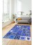 Dijital Kaymaz Taban Yıkanabilir Patchwork Desen Yolluk Mutfak Salon Halısı, Patchwork-11-Mavi, 1
