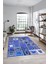 Dijital Kaymaz Taban Yıkanabilir Patchwork Desen Yolluk Mutfak Salon Halısı, Patchwork-11-Mavi, 3