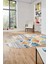 Baskılı Kaymaz Taban Yıkanabilir Patchwork Desen Oval Yolluk Salon Halısı, O-Patchwork-02-Renkli, 4