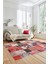 Dijital Kaymaz Taban Yıkanabilir Patchwork Desen Yolluk Mutfak Salon Halısı, Patchwork-03-Kırmızı, 4