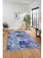 Dijital Kaymaz Taban Yıkanabilir Patchwork Desen Yolluk Mutfak Salon Halısı, Patchwork-18-Mavi, 3
