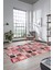 Dijital Kaymaz Taban Yıkanabilir Patchwork Desen Yolluk Mutfak Salon Halısı, Patchwork-14-Kırmızı, 3