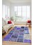 Dijital Kaymaz Taban Yıkanabilir Patchwork Desen Yolluk Mutfak Salon Halısı, Patchwork-04-Mavi, 2
