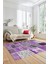 Dijital Kaymaz Taban Yıkanabilir Patchwork Desen Yolluk Mutfak Salon Halısı, Patchwork-04-Mor, 3