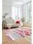 Dijital Kaymaz Taban Yıkanabilir Patchwork Desen Yolluk Mutfak Salon Halısı, Patchwork-02-Kırmızı, 4