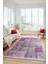Dijital Kaymaz Taban Yıkanabilir Patchwork Desen Yolluk Mutfak Salon Halısı, Patchwork-17-Pembe, 5