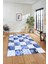 Dijital Kaymaz Taban Yıkanabilir Patchwork Desen Yolluk Mutfak Salon Halısı, Patchwork-19-Mavi, 2