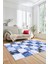 Dijital Kaymaz Taban Yıkanabilir Patchwork Desen Yolluk Mutfak Salon Halısı, Patchwork-19-Mavi, 5