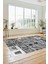 Dijital Kaymaz Taban Yıkanabilir Patchwork Desen Yolluk Mutfak Salon Halısı, Patchwork-11-Gri, 3