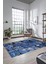 Dijital Kaymaz Taban Yıkanabilir Patchwork Desen Yolluk Mutfak Salon Halısı, Patchwork-12-Mavi, 4