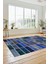 Dijital Kaymaz Taban Yıkanabilir Patchwork Desen Yolluk Mutfak Salon Halısı, Patchwork-09-Mavi, 3