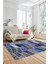 Dijital Kaymaz Taban Yıkanabilir Patchwork Desen Yolluk Mutfak Salon Halısı, Patchwork-10-Mavi, 1