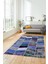 Dijital Kaymaz Taban Yıkanabilir Patchwork Desen Yolluk Mutfak Salon Halısı, Patchwork-10-Mavi, 2