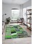 Dijital Kaymaz Taban Yıkanabilir Patchwork Desen Yolluk Mutfak Salon Halısı, Patchwork-10-Yeşil, 4