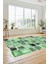 Dijital Kaymaz Taban Yıkanabilir Patchwork Desen Yolluk Mutfak Salon Halısı, Patchwork-14-Yeşil, 1