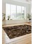 Dijital Kaymaz Taban Yıkanabilir Patchwork Desen Yolluk Mutfak Salon Halısı, Patchwork-13-Kahve, 2