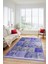 Dijital Kaymaz Taban Yıkanabilir Patchwork Desen Yolluk Mutfak Salon Halısı, Patchwork-17-Mavi, 5