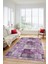 Dijital Kaymaz Taban Yıkanabilir Patchwork Desen Yolluk Mutfak Salon Halısı, Patchwork-18-Mor, 5