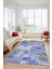 Dijital Kaymaz Taban Yıkanabilir Patchwork Desen Yolluk Mutfak Salon Halısı, Patchwork-20-Mavi, 4