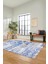 Dijital Kaymaz Taban Yıkanabilir Patchwork Desen Yolluk Mutfak Salon Halısı, Patchwork-02-Mavi, 2