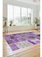 Dijital Kaymaz Taban Yıkanabilir Patchwork Desen Yolluk Mutfak Salon Halısı, Patchwork-04-Mor, 5