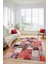 Dijital Kaymaz Taban Yıkanabilir Patchwork Desen Yolluk Mutfak Salon Halısı, Patchwork-03-Kırmızı, 3