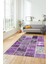 Dijital Kaymaz Taban Yıkanabilir Patchwork Desen Yolluk Mutfak Salon Halısı, Patchwork-04-Mor, 4