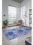 Dijital Kaymaz Taban Yıkanabilir Patchwork Desen Yolluk Mutfak Salon Halısı, Patchwork-18-Mavi, 2