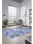 Dijital Kaymaz Taban Yıkanabilir Patchwork Desen Yolluk Mutfak Salon Halısı, Patchwork-20-Mavi, 1