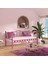 Kamelya Sedir Metal Karyola 90x200 Pembe 1