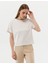 Kadın Krem Regular Fit Tişört 50269359-VR071 1