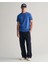 Erkek Mavi Regular Fit Bisiklet Yaka Logolu T-Shirt 2003184.407 2