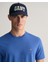 Erkek Mavi Regular Fit Bisiklet Yaka Logolu T-Shirt 2003184.407 4