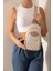 Kadın Vücut Çantası 959-43131 Silver Polo Freebag M178 Bej-Mat Kum 1