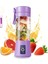 Gül Tarzı USB Şarj Edilebilir Elektrikli Meyve Sıkacağı Karıştırıcılar El Smoothie Milkshake Makinesi Mini Meyve Suyu Makinesi Taşınabilir Yiyecek Mikseri Bardak (Yurt Dışından) 2