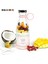 Beyaz Stil Elektrikli Mini Meyve Sıkacağı Blender Taşınabilir Meyve Sıkacağı Mikserler USB Çok Fonksiyonlu Portakal Suyu Yapma Makinesi Smoothies Fincan Blender (Yurt Dışından) 2