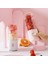 Beyaz Stil 500ML Mini El Shakes Smoothies Mutfak Kişisel Seyahat Ev Ofis Mikser Taşınabilir Blender Meyve Sıkacağı Bardağı 4 Bıçak (Yurt Dışından) 5