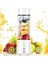Beyaz Stil 7V Smoothie On The Go Blender Kupası Kişisel Boyutlu Blender USB Şarj Edilebilir, Shake ve Smoothie'ler Için (Yurt Dışından) 4