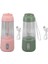Pembe Tarzı Fincan Blender Blender Paslanmaz Çelik Bıçak 300 ml Kapasiteli Ah Mini Taşınabilir Ev Için Ofis Için Seyahat Için (Yurt Dışından) 2