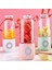 Pembe Tarzı Taşınabilir Sıkacağı Elektrikli Blender Mikser Fincan USB Mini Gıda Smoothie Işlemcisi El Kişisel Milkshake Meyve Sıkacağı Sıkacağı (Yurt Dışından) 4
