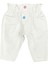 Beli Lastikli Balon Jean Kot Bebek Pantolon Beyaz 1