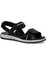 323670.Z 4fx Siyah Kadın Spor Sandalet 2