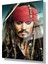 Temperli Gerçek Cam Tablo Captain Jack Sparrow Portresi 3