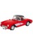 Nostaljik Metal Çek Bırak Araba Kırmızı Kapılar Açılır ( 1/36 Ölçek ) Mod:2 5