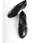 Deri Anatomik Taban Comfort Siyah Kadın Ayakkabı TMD202441 2