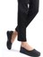 Hakiki Deri Siyah Anatomik Comfort Taban Günlük Kadın Ayakkabı TMD2024655 1