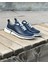 0127 Deri Lacivert Sneaker Erkek Ayakkabı 2